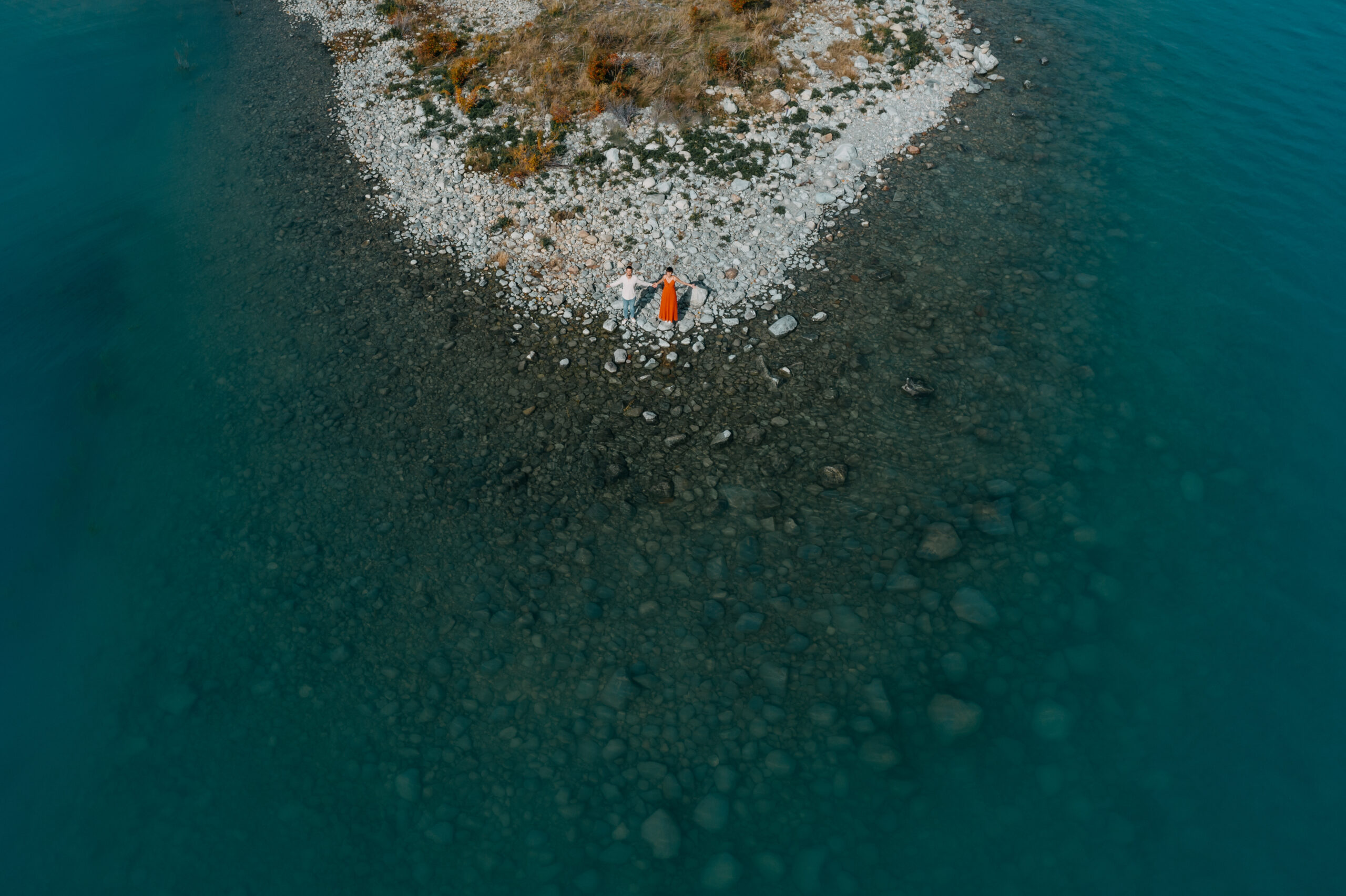 Photoshoot Adventure in Tekapo Drone Photo
