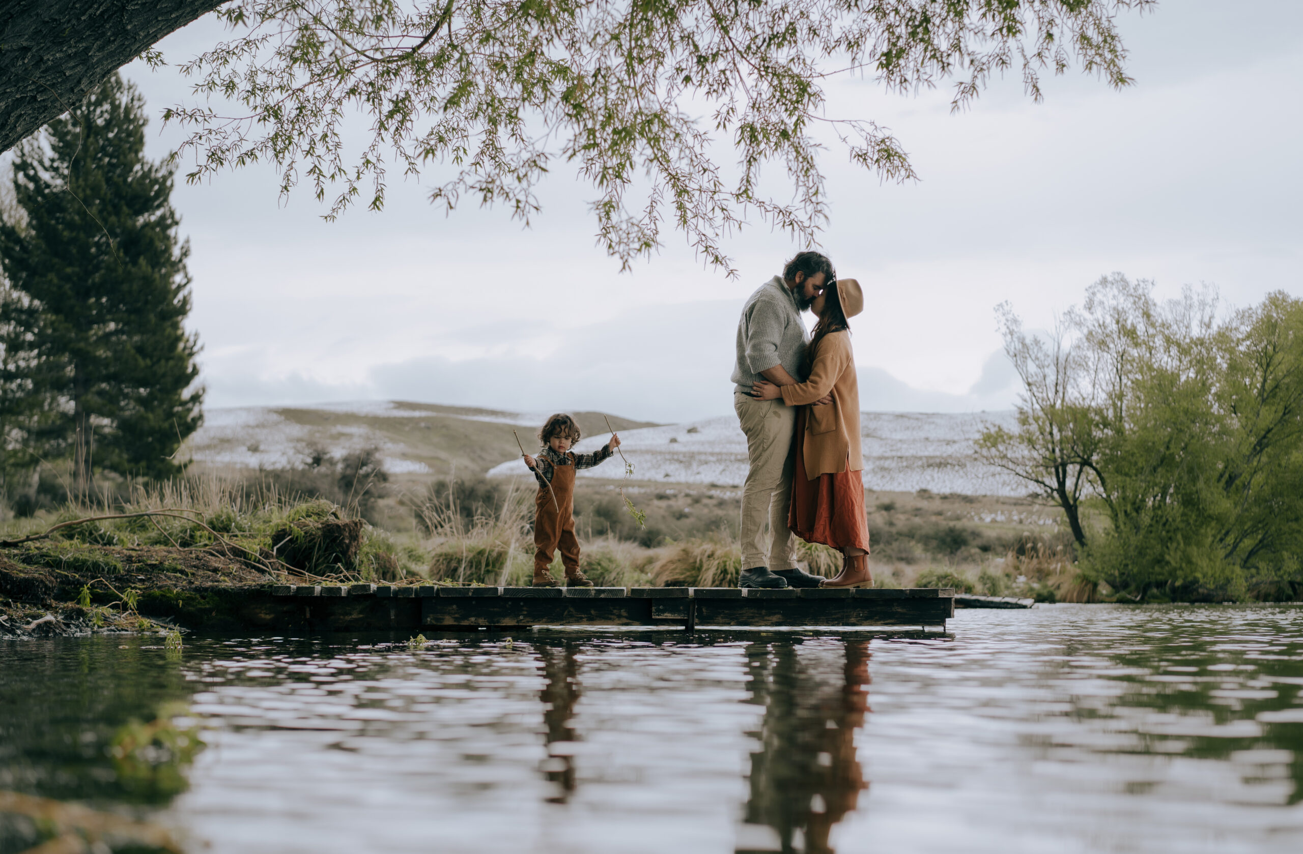 Family photoshoot in Tekapo