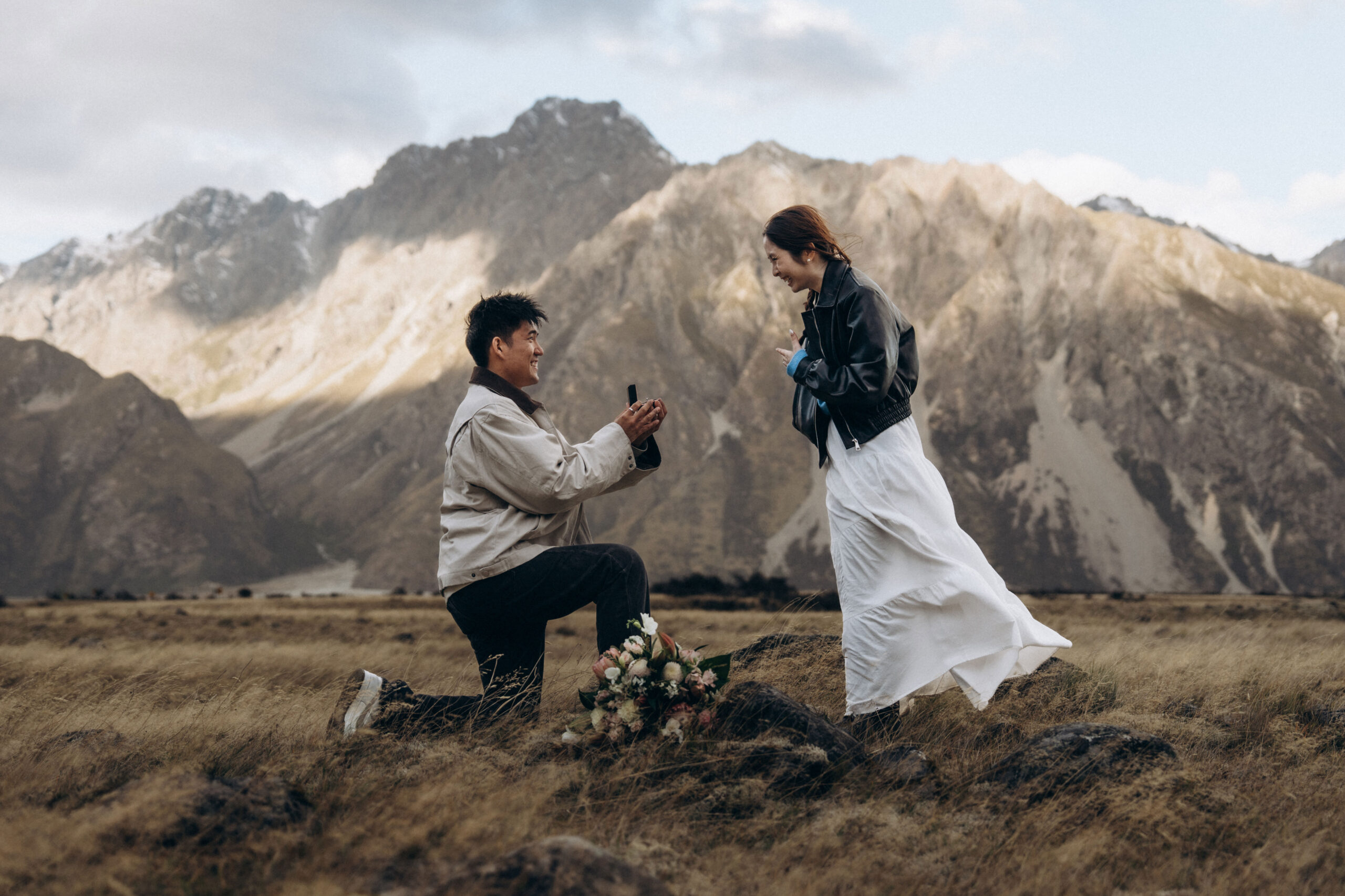 Surprise Proposal in Mount Cook National Park